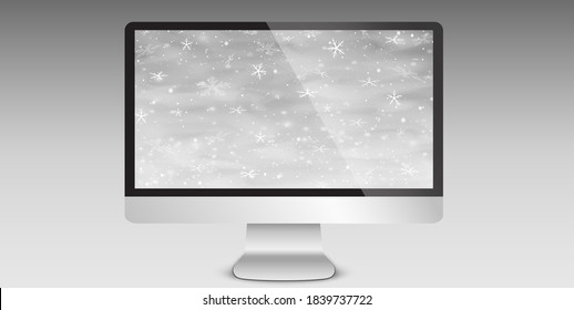 Vector heavy snowfall, snowflakes in different shapes and forms. Many white cold flake elements on transparent background. White snowflakes flying in the air. Snow flakes, snow background.
