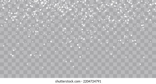 Vector heavy snowfall, snowflakes in different shapes and forms. Snow flakes, snow background. Falling Christmas. Stock royalty free vector illustration. PNG	