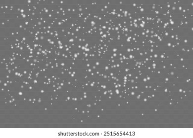 Vector de fuertes nevadas, copos de nieve de diferentes Formas y tamaños. Copos de nieve, fondo de nieve. belleza del showfall