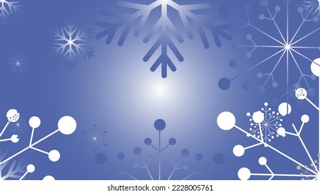 Vector Heavy Snowfall, Snowflakes in Various Shapes and Forms 