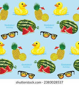 Vector vector hello summer holiday illustration
