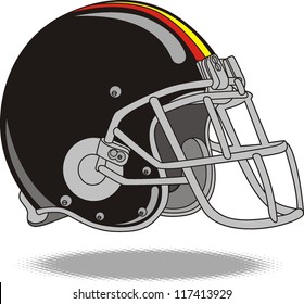  vector helmet american football