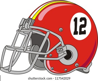 vector helmet American football