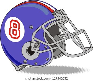 vector helmet American football