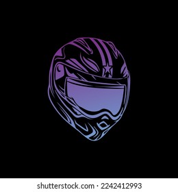 vector helmet. great to use for your helmet advertisement