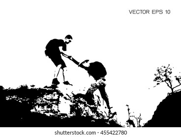 vector of help at the summit