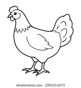 vector hen art free download