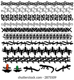 vector henna set 2