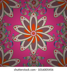 Vector Henna tattoo style. Can be used for textile, greeting card, coloring book, phone case print. Indian floral paisley medallion pattern. Ethnic Mandala ornament.