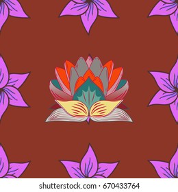 Vector Henna tattoo style. Ethnic Mandala ornament. Can be used for textile, greeting card, coloring book, phone case print. Indian floral paisley medallion pattern.