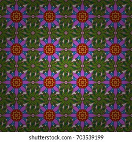 Vector Henna tattoo style. Indian floral paisley medallion pattern. Ethnic Mandala ornament. Can be used for textile, greeting card, coloring book, phone case print.