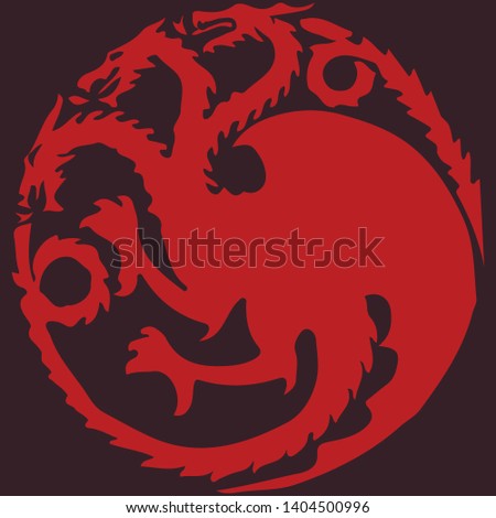 Vector heraldic symbol Vector illustration. EPS 10