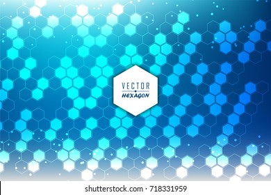 Vector Hexagon for Backgrounds, Patterns, Geometric illustrations.