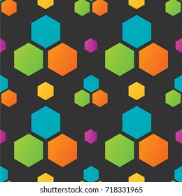 Vector Hexagon for Backgrounds, Patterns, Geometric illustrations.