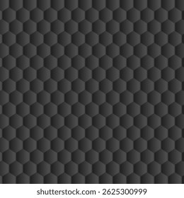 Vector hexagon black and grey pattern texture. Hexagon monochrome pattern texture.
