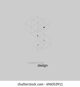 Vector Hexagon Element For Business Brochure, Presentation and Other Cover Template Layout.
