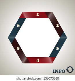 vector hexagon  infographic template, place for your data, fully editable eps 10 file,  transparency effects