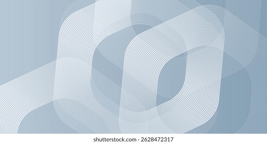 Vector hexagon lines on gray background. Geometric stripe line art design good abstract modern