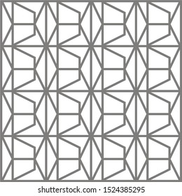Vector hexagon seamless texture. Modern geometric background