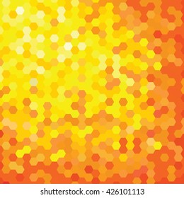Vector hexagons background, Geometric pattern