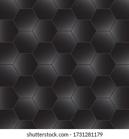  Vector Hexagons Darkness Abstract Background. 