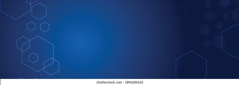 Vector hexagons pattern. Geometric abstract background with hexagonal elements. Medical, technology, or science design. Abstract science, corporate and technology concept. Tech digital background