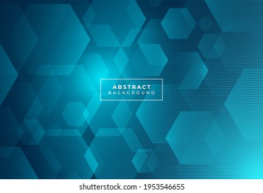 Vector hexagons pattern. Geometric abstract background with simple hexagonal elements. Medical, technology or science design
