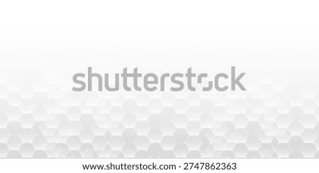 Vector hexagons pattern. Geometric abstract background with simple hexagonal elements. Medical, technology or science design