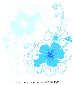 Vector Hibiscus / Tropical Flower