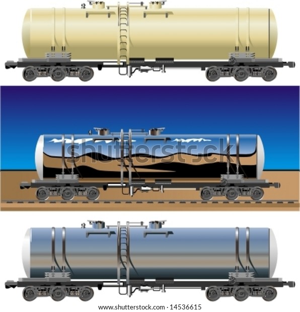 Vector hi-detail oil/gasoline tanker car. EPS\
separated by layers for easy editing. More transportation\
illustrations see in my\
portfolio.