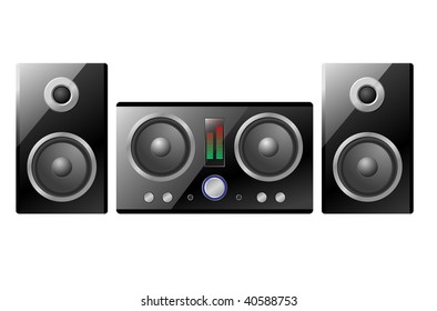 vector hi-fi music center