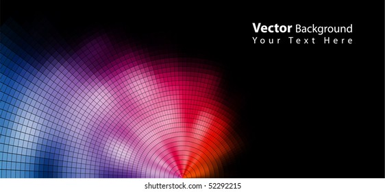 Vector high detailed colorful mosaic background
