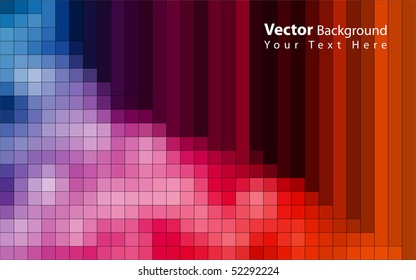 Vector high detailed colorful mosaic background