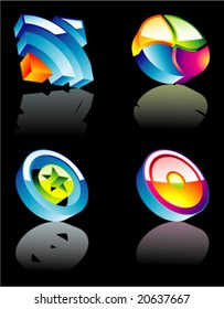 VECTOR An High detailed set of Corporate design elements