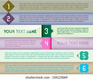 Vector high quality business infographic elements for web and print usage.