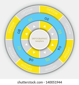 Vector high quality business infographic elements for web and print usage.