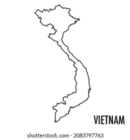 1,162 Vietnam Map Simple Images, Stock Photos & Vectors | Shutterstock