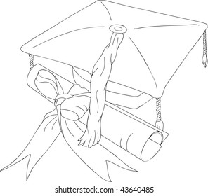 vector - high school symbol isolated