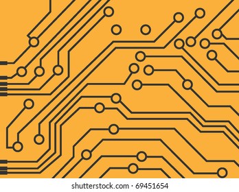 vector high technology background. computer circuit board