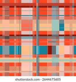 Vetor - padrão sem emenda quadrado de Highland.

