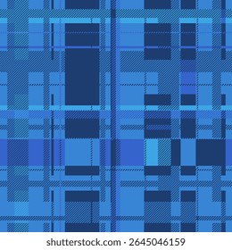 Vector - highland square seamless pattern.
