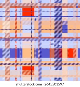 Vector - highland square seamless pattern.
