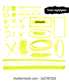 Vector Highlighter Elements.