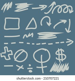 vector highlighter elements