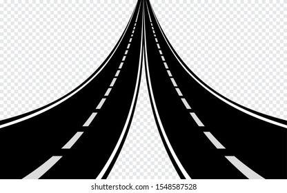 vector highway road, traffic abstract symbol 