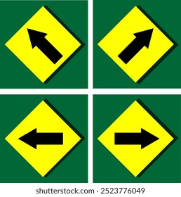 Symbol für die Verkehrsrichtung der Vektorautobahn