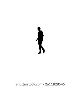 vector hiker  on white background