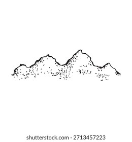 Vector hills for creating tourist compositions