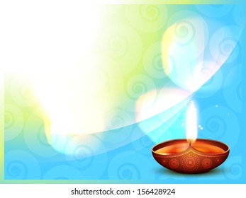 vector hindu diwali festival design background