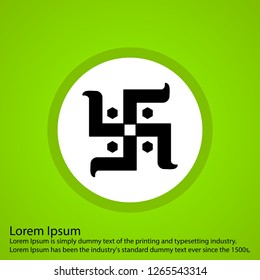 vector hindu sign icon